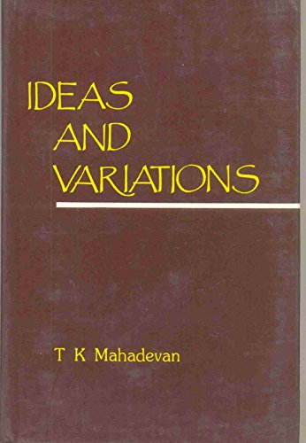 Imagen de archivo de Ideas and Variations: Essays, Satire, Criticism, 1973 76 a la venta por Books in my Basket