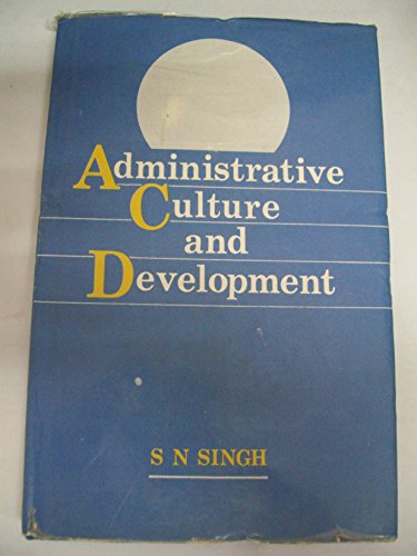 Imagen de archivo de Administrative Culture and Development a la venta por Books in my Basket