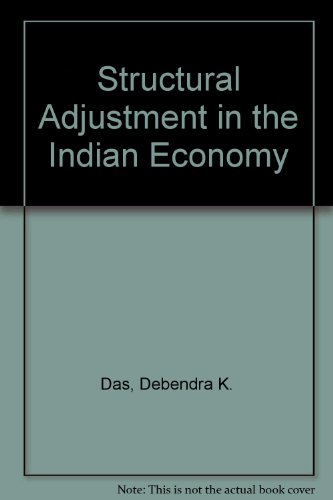 Stock image for Structural Adjustment in the Indian Economy (2 vols.) for sale by Books on the Web