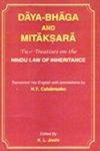 Stock image for Dayabhaga and Mitaksara for sale by GF Books, Inc.