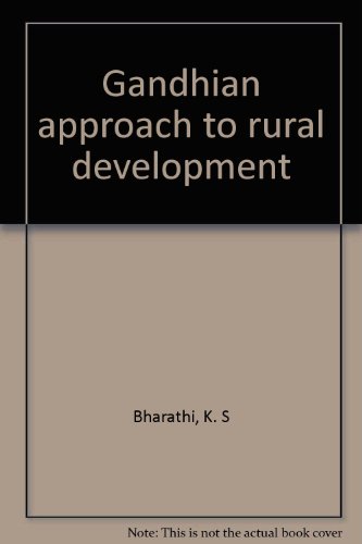 Stock image for Gandhian Approach To Rural Development for sale by Mispah books