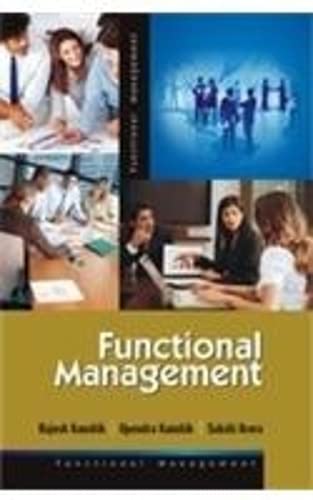 Stock image for Functional Management for sale by Books Puddle