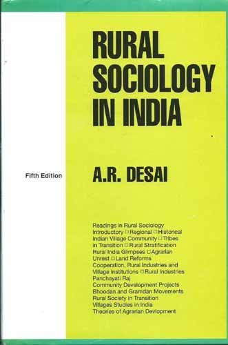 RURAL SOCIOLOGY IN INDIA