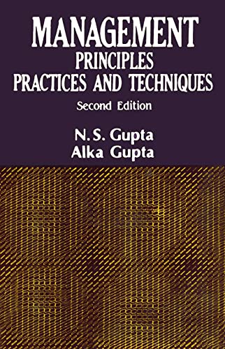 Stock image for Management Principles Practices and Techniques for sale by Books Puddle