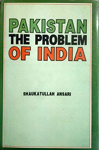 Stock image for Pakistan ; The Problem of India for sale by dsmbooks