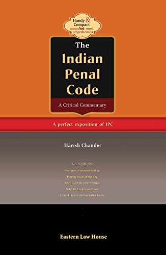 Imagen de archivo de The Indian Penal Code : A Critical Commentary a la venta por Vedams eBooks (P) Ltd