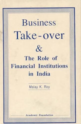 Stock image for Business Takeover and the Role of Financial Institutions in India (Paperback) for sale by CitiRetail