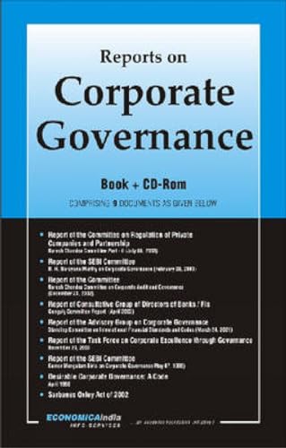 Imagen de archivo de Report on Corporate Governance a la venta por PBShop.store US