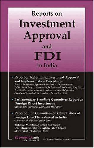 9788171883370: Report on Investment Approval and FDI in India