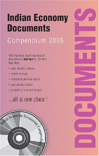 Imagen de archivo de Indian Economy Documents Compendium 2006 a la venta por Books Puddle