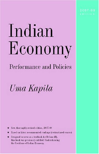 Imagen de archivo de Indian Economy Performance And Policies, 2007-08 Edition a la venta por Books in my Basket