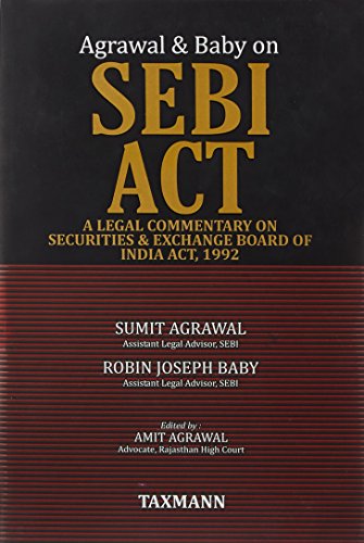 9788171949656: Agrawal & Baby on SEBI Act [Hardcover] [Nov 23, 2011] Sumit Agrawal; Robin Joseph Baby and Amit Agrawal