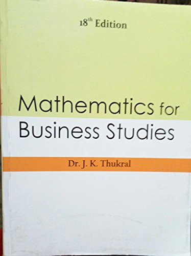 Stock image for Mathematics for Business Studies for sale by Books Puddle