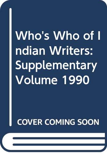 Beispielbild fr Who's Who of Indian Writers zum Verkauf von Books Puddle