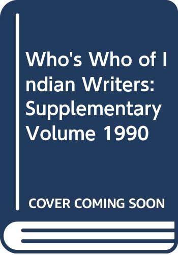 Stock image for Who's Who of Indian Writers for sale by Books Puddle