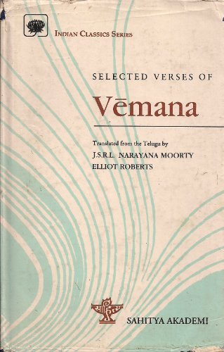 Beispielbild fr Selected Verses of Vemana zum Verkauf von Brian Cassidy Books at Type Punch Matrix