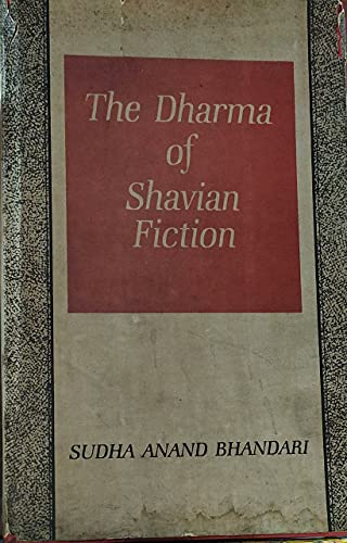 Stock image for The Dharma of Shavian fiction for sale by dsmbooks