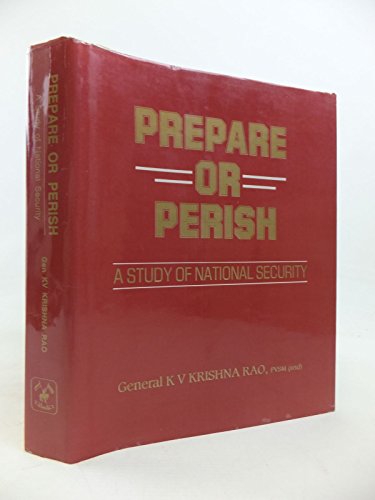 Stock image for Prepare Or Perish: A Study Of National Security for sale by Books in my Basket