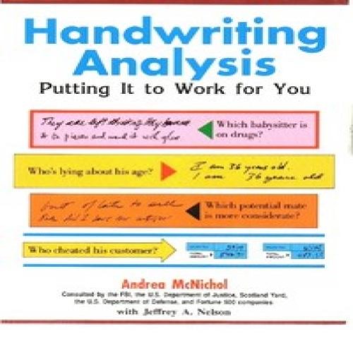 Stock image for Handwriting Analysis: Putting it to Work for you for sale by Half Price Books Inc.