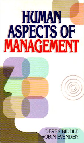 Stock image for Human Aspects of Management for sale by Books Puddle