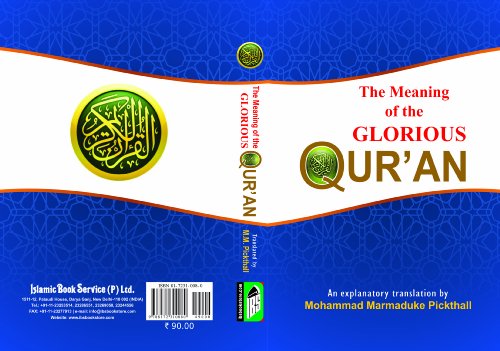 Stock image for Meaning of the Glorious Qur'an for sale by GF Books, Inc.