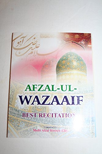 Stock image for Afza-ul-Wazaaif for sale by Books Puddle