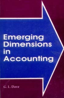 Stock image for Emerging Dimensions In Accounting for sale by dsmbooks