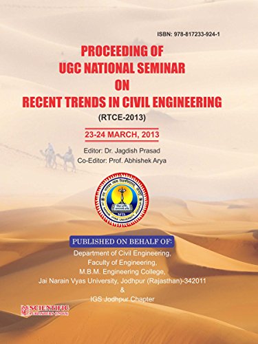 Imagen de archivo de Proceeding of UGC National Seminar on Recent Trends in Civil Engineering (RTCE-2013) a la venta por Books Puddle