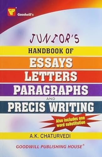 9788172453015: Junior's Handbook Of Essays, Letters, Paragraphs And Precis Writing