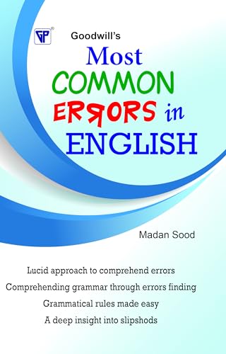 9788172454401: Most Common Errors in English