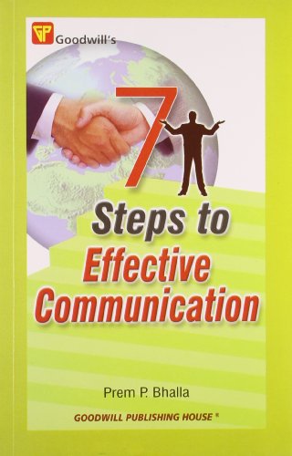 9788172454562: 7 Steps To Effective Communication