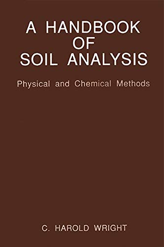 Stock image for A Handbook of Soil Analysis for sale by Books Puddle