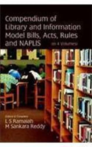 Stock image for Compendium of Library and Information Model Bills, Acts, Rules And Naplis (Volume 4) for sale by Mispah books