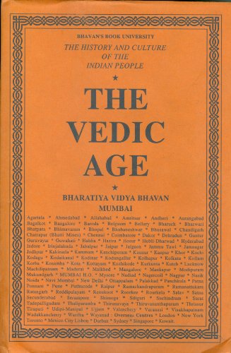9788172764401: The History and Culture of the Indian People: Volume 1. The Vedic Age