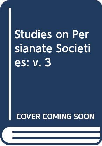 Beispielbild fr Studies on Persianate Societies Vol. 3 2005/1384 zum Verkauf von Books Puddle