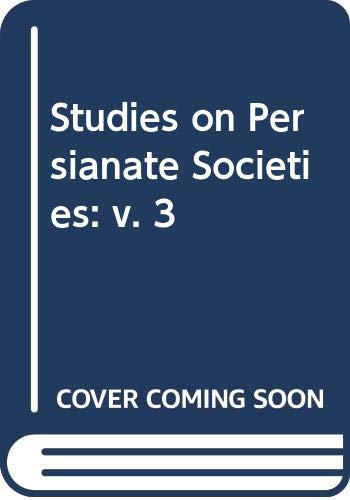 Stock image for Studies on Persianate Societies Vol. 3 2005/1384 for sale by Books Puddle