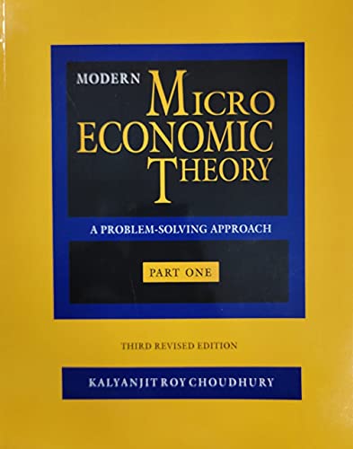 Stock image for Theory Pt 1 Modern Micro Economics for sale by PBShop.store US