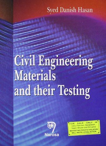 9788173197390: Civil Engineering Materials and their Testing [paperback] S.D. Hasan [Jan 01, 2006]