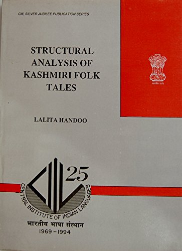 Stock image for Structural Analysis of Kashmiri Folk Tales for sale by Books Puddle