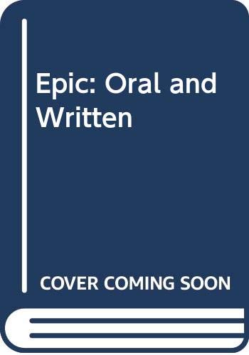 9788173420559: The epic: Oral and written
