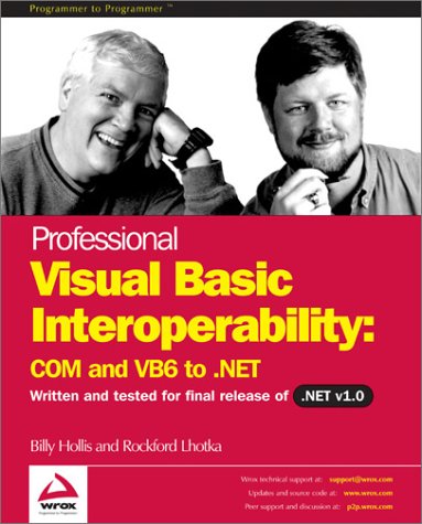 9788173661839: Professional Visual Basic Interoperability - COM and VB6 to .NET