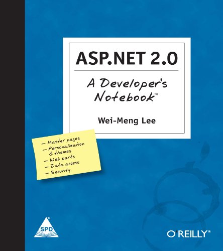 9788173664588: ASP.NET 2.0: A DEVELOPER`S NOTEBOOK