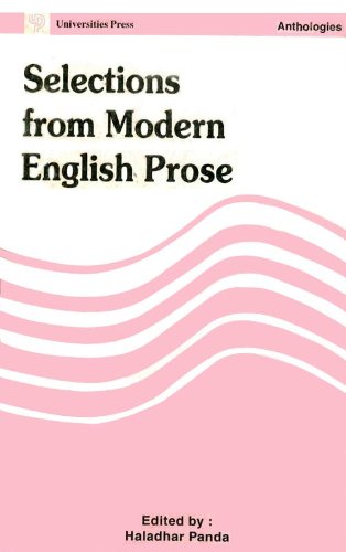 9788173710261: Selections from Modern English Prose