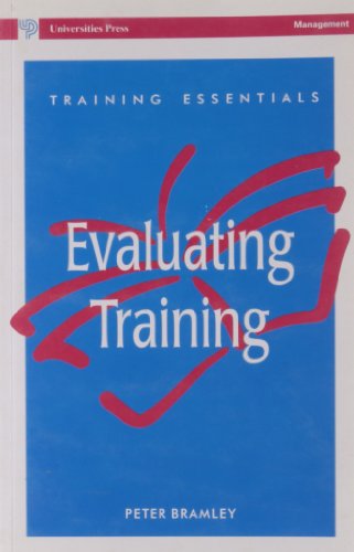 Beispielbild fr Evaluating Training zum Verkauf von GF Books, Inc.