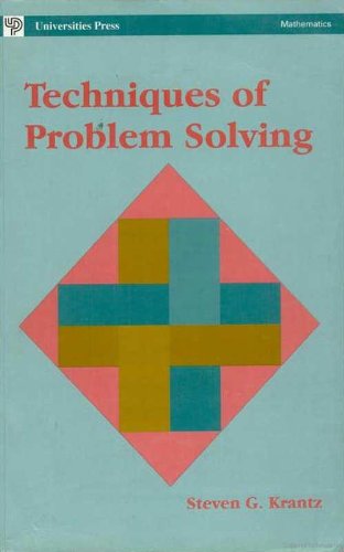 9788173711169: Techniques of Problem Solving