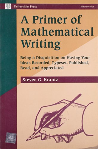 9788173711275: A Primer Mathematical Writing