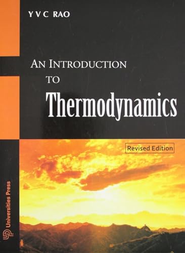 9788173714610: An Introduction To Thermodynamics
