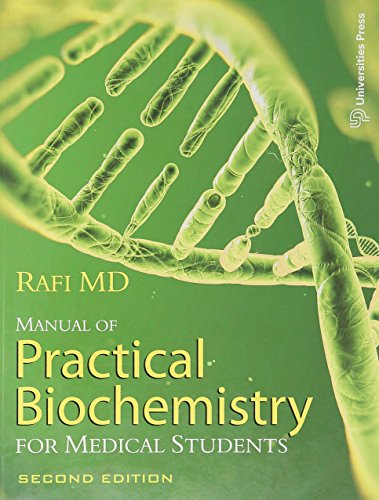 Stock image for Manual of Practical Biochemistry for Medical Student for sale by Books Puddle