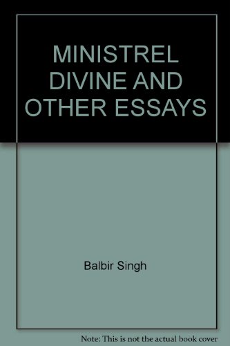 9788173802003: Minstrel Divine and Other Essays