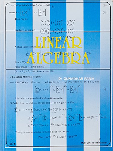 Stock image for Linear Algebra for sale by dsmbooks